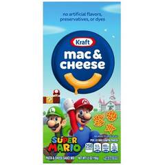 Kraft Super Mario Bros Shapes Macaroni & Cheese Dinner