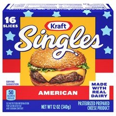 Kraft Singles American Cheese Slices 16 Count