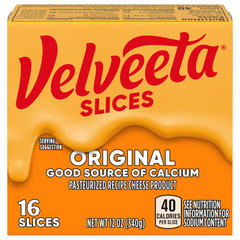Velveeta Slices Original Cheese Product 16 Count