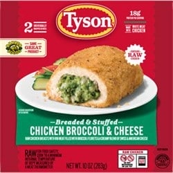 Tyson Broc-Chs Stuffed Chicken Breast 2ct 10oz