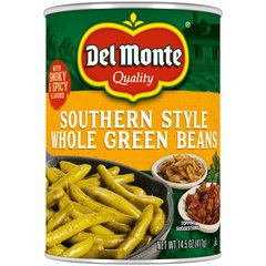 Del Monte Southern Style Whole Green Beans - 14.5 Oz