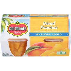 Del Monte Diced Peaches Fruit Cup 4 Pack