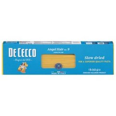 De Cecco Angel Hair Pasta No. 9, 16 oz
