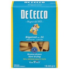 De Cecco Rigatoni No 24 Pasta 16 oz