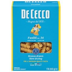 De Cecco Fusilli Pasta