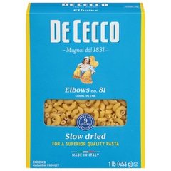 De Cecco Elbows Macaroni Pasta