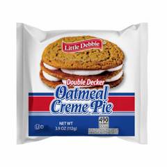 Little Debbie Double Decker Oatmeal Creme Pies 3.9 Ounces