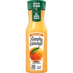 Simply Pulp-Free Orange Juice Bottle