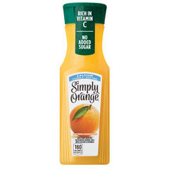Simply Orange Juice with Calcium Bottle