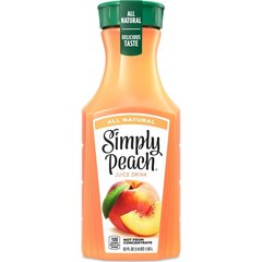 Simply Peach Juice Drink Bottle