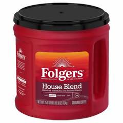 Folgers House Blend Ground Coffee, Medium Roast