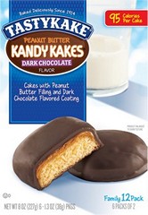Tastykake Dark Chocolate Peanut Butter Kandy Kakes 2 ea - 6 ct