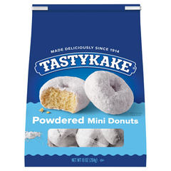 Tastykake Powdered Sugar Mini Donuts 10 Ounces