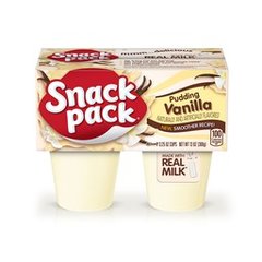 Snack Pack Vanilla Pudding 4 Pack