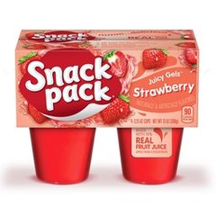 Snack Pack Strawberry Juicy Gels 4 Pack