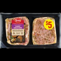 Tyson Pork Chops Classic Garlic & Herb Freshly Seasoned Boneless Ready to Cook