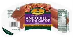 Eckrich Natural Casing Smoked Andouille Sausage 13 Oz
