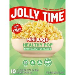 Jolly Time Healthy Pop Natural Butter Flavor Microwave Popcorn Mini Bags