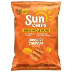 SunChips Snacks Whole Grain Harvest Cheddar - 7 Oz