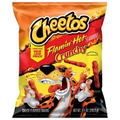 Cheetos Crunchy Flamin' Hot Cheese Flavored Snacks 8.5 Ounces