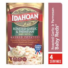 Idahoan Baby Reds Roasted Garlic & Parmesan Mashed Potatoes 4.1 Ounces