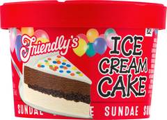 Friendly's Ice Cream Cake Single Serve Sundae