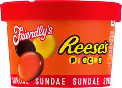 Friendly's Peanut Butter Candy Pieces Ice Cream Sundae Cup - 6 Oz