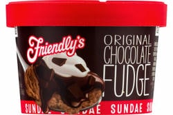 Friendly's Original Chocolate Fudge Ice Cream Sundae Cup - 6 Oz