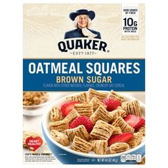 Quaker Brown Sugar Oatmeal Squares Cereal