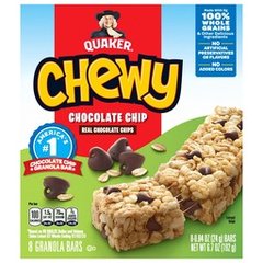 Quaker Chewy Chocolate Chip Granola Bar 8 Count