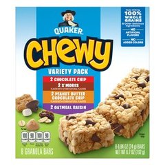 Quaker Chewy Variety Pack Granola Bars - 8 ct