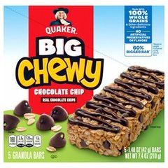 Quaker Big Chewy Chocolate Chip Granola Bar 1.48 Ounces