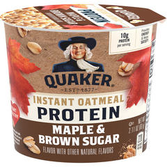 Quaker Maple & Brown Sugar Protein Instant Oatmeal