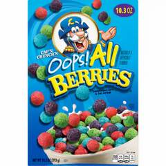 Cap'n Crunch's Oops! All Berries Cereal