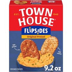 Town House Flip Sides Original Pretzel Crackers 9.2 Ounces