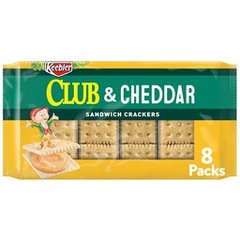 Keebler Club & Cheddar Sandwich Crackers No High Fructose Corn Syrup 11 Ounces