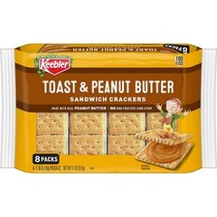 Keebler Toast & Peanut Butter Sandwich Crackers No High Fructose Corn Syrup 11oz