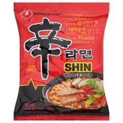Nongshim Soup Shrimp Noodle Shin Ramyun - 4.23 Oz