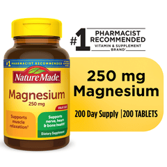 Nature Made 250mg Magnesium Tablets