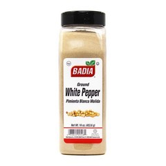 Badia Ground White Pepper, 16 oz