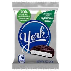 York Dark Chocolate Peppermint Pattie Candy Pack - 1.4 Oz