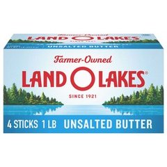 Land O Lakes Unsalted Butter Pack 4 Sticks - 1 lb