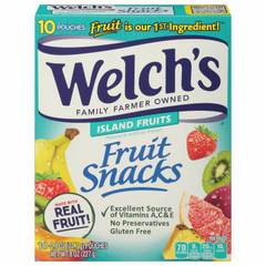 Welch's Island Fruits Snacks 8 Ounces