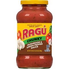RAGU Chunky Mushroom & Green Pepper Pasta Sauce