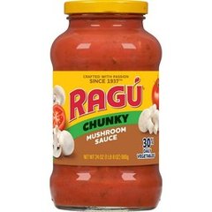 Ragú Super Chunky Mushroom Pasta Sauce, 24 oz.