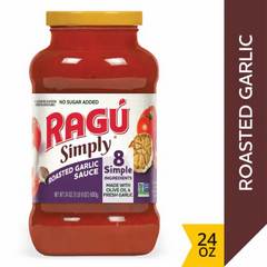 RAGU Simply No Sugar Added Roasted Garlic Pasta Sauce
