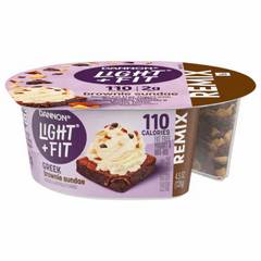 Light + Fit Remix Brownie Sundae Greek Yogurt 4.5oz