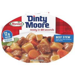DINTY MOORE Beef Stew, Shelf-Stable, 12 grams Protein, 9 oz Plastic Microwaveable Tray