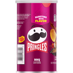Pringles Potato Crisps Chips BBQ Lunch Snacks - 2.5 Oz