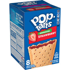 Pop-Tarts Unfrosted Strawberry Toaster Pastries